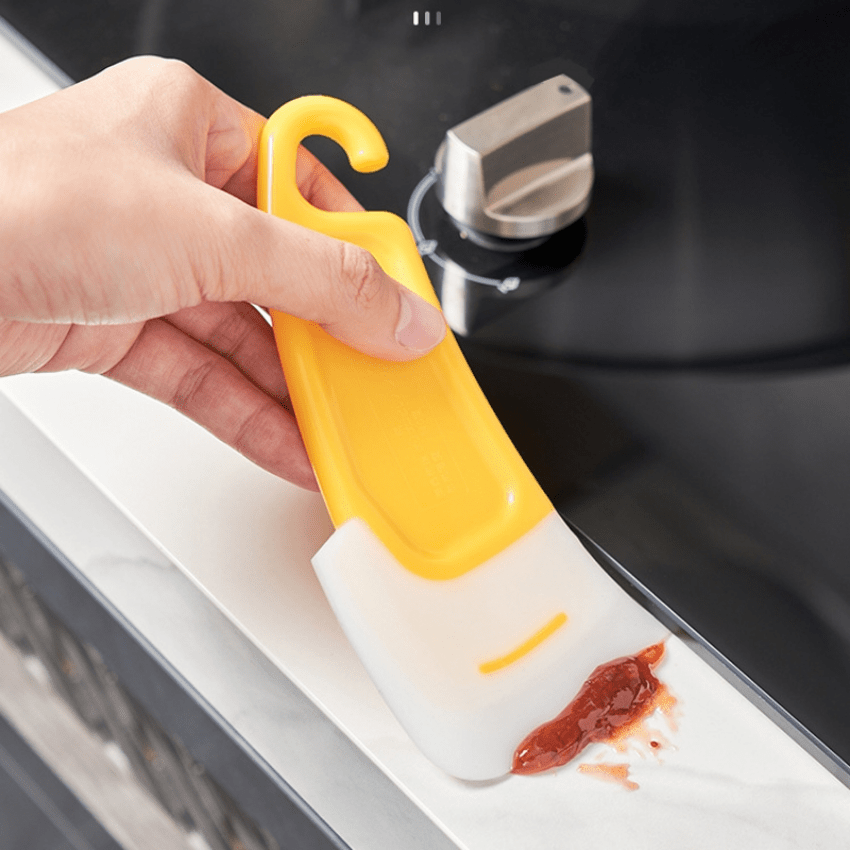 OilProof Silicone Kitchen Scraper Effortless Cleaning Essential