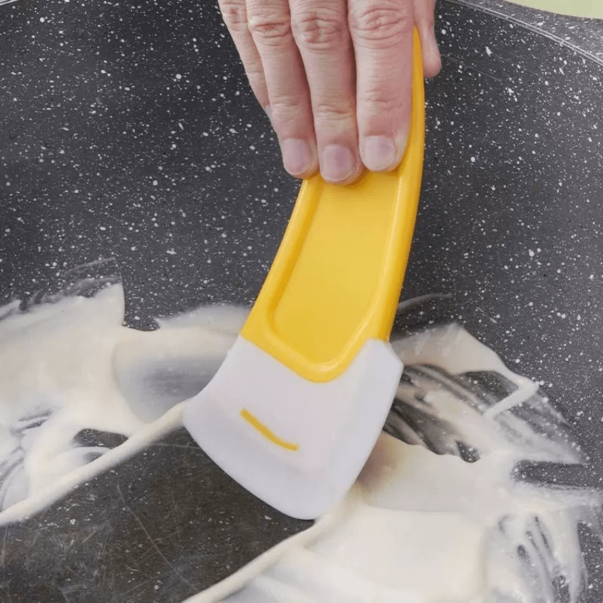 OilProof Silicone Kitchen Scraper Effortless Cleaning Essential