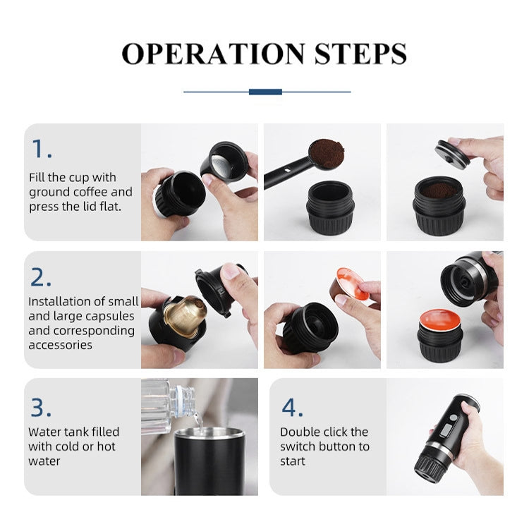 KFJ100 Portable Universal Automatic Espresso Capsule Coffee